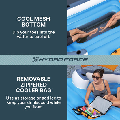 Bestway CoolerZ Tropical Breeze 6 Person Inflatable Party Island Water Float