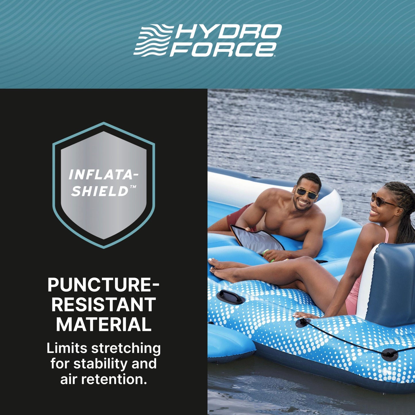 Bestway CoolerZ Tropical Breeze 6 Person Inflatable Party Island Water Float