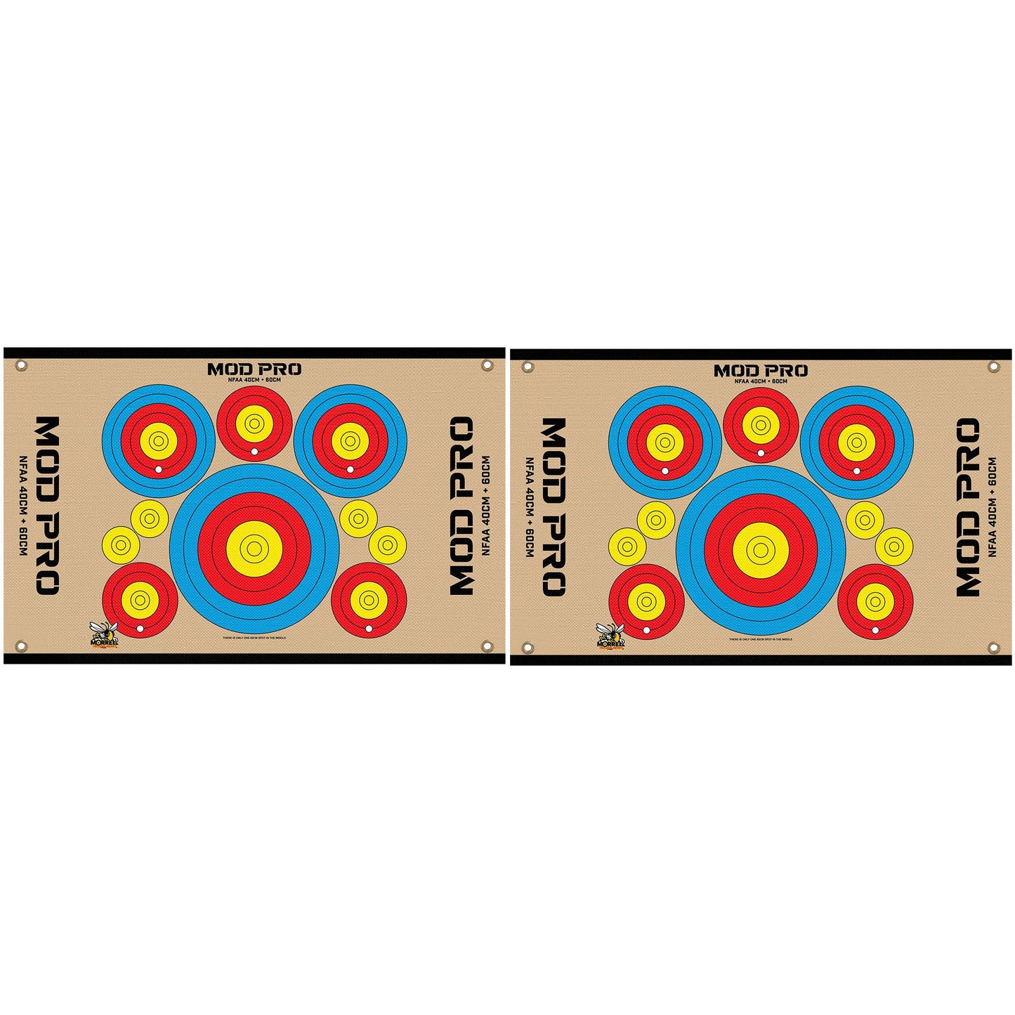 Morrell Jacket MOD Pro Series-NFAA Polypropylene Archery Target, 2 Pack, Tan