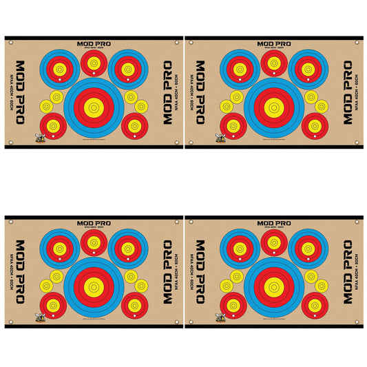 Morrell Jacket MOD Pro Series-NFAA Polypropylene Archery Target, 4 Pack, Tan