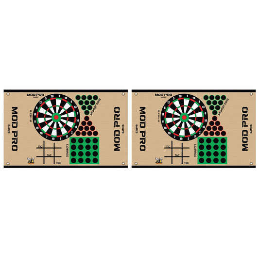 Morrell Yellow Jacket MOD Pro Games Wrap with Archery Pong Bullseye, 2 Pack, Tan