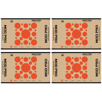 Morrell Yellow Jacket MOD Pro Redding NFAA Bullseyes Wrap w/ Hook & Loop, 4 Pack