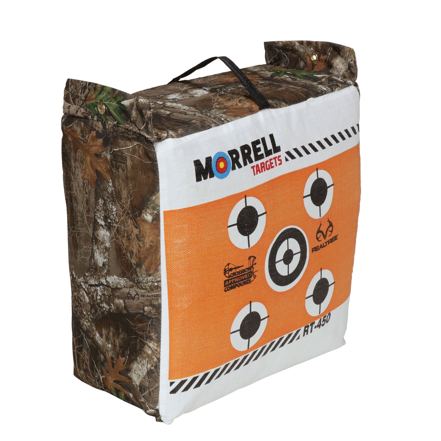 Morrell Targets 2 Sided Archery Bag Target, E Z Handle, Edge Camouflage, 2 Pack