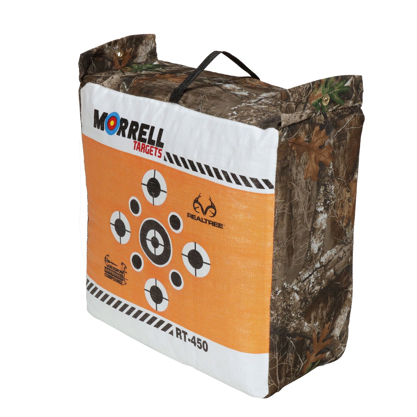 Morrell Targets 2 Sided Archery Bag Target, E Z Handle, Edge Camouflage, 4 Pack