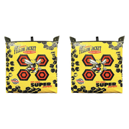 Morrell Super Duper Archery Bag Targets for High-Speed Bows, 2 Pack, Yellow