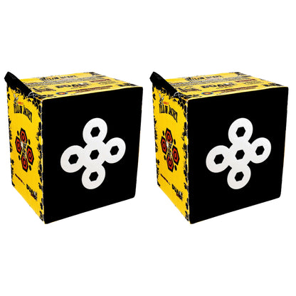 Morrell Yellow Jacket 380 FPS Crossbow Cube Targets with Carry Handle, 2 Pack