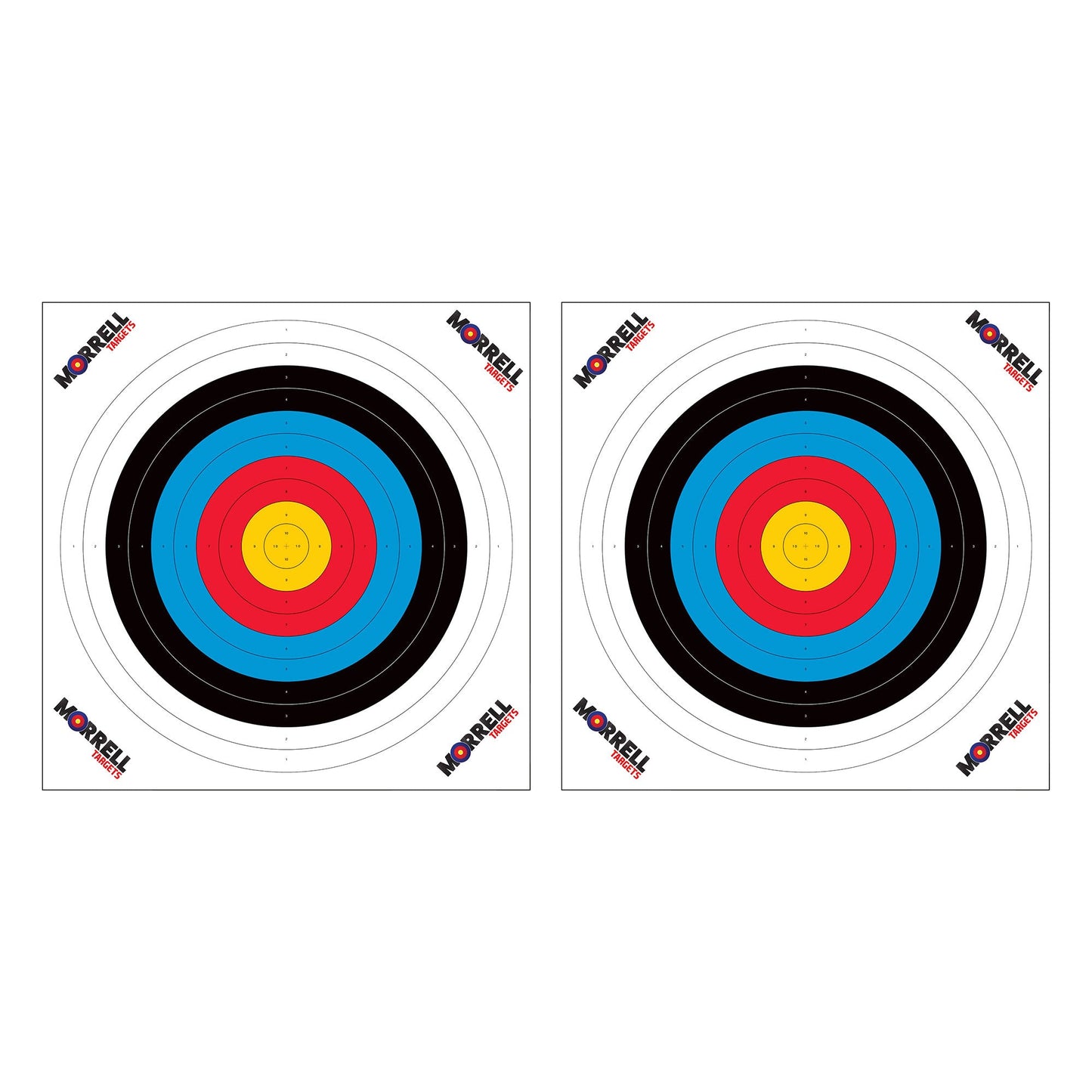 Morrell Targets 100 Pieces Thin Paper Archery Target with Card Stock, 2 Pack