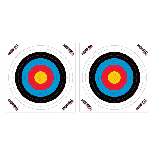 Morrell Targets 100 Pieces Thin Paper Archery Target with Card Stock, 2 Pack