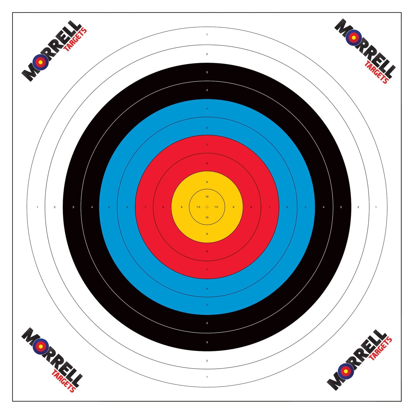 Morrell Targets 100 Pieces Thin Paper Archery Target with Card Stock, 2 Pack