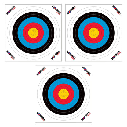 Morrell Targets 100 Pieces Thin Paper Archery Target with Card Stock, 3 Pack