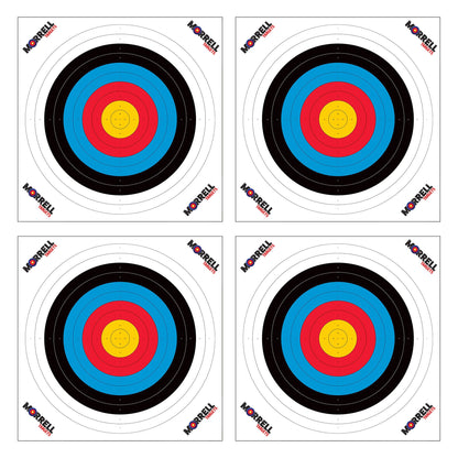 Morrell Targets 100 Pieces Thin Paper Archery Target with Card Stock, 4 Pack