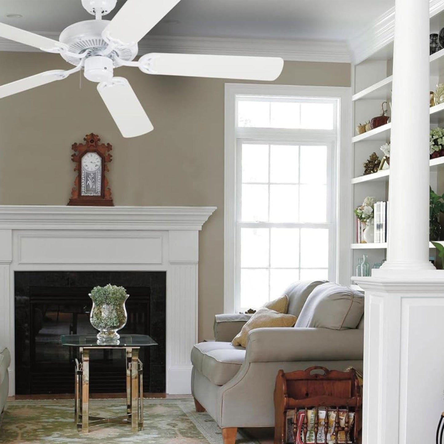 Westinghouse Contractor's Choice 52" Indoor Quiet Motor Flush Mount Ceiling Fan