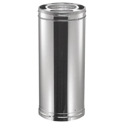DuraVent DuraPlus Chimney Appliance Pipe, Stainless Steel, Double Wall, 6” x 12”