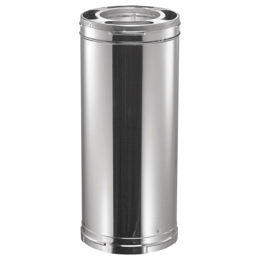 DuraVent DuraPlus Chimney Appliance Pipe, Stainless Steel, Double Wall, 6” x 12”