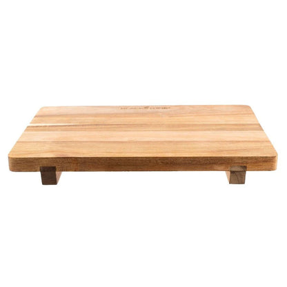 Blackstone Acacia Wood Griddle Cutting Board with Feet, Large, 17 x 12 Inch