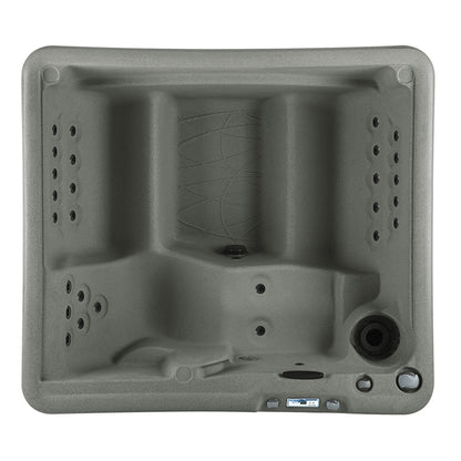 Lifesmart Spas 5 Person Plug and Play 28 Jet LED Outdoor Hot Tub, LS350DX, Taupe