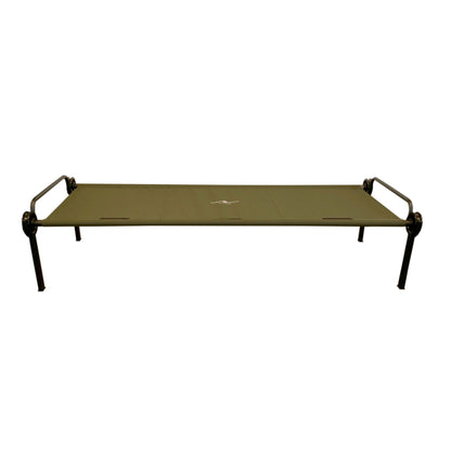 Disc-O-Bed ONE XL Lightweight Folding Camping Cot Bed for Adults, Olive Green