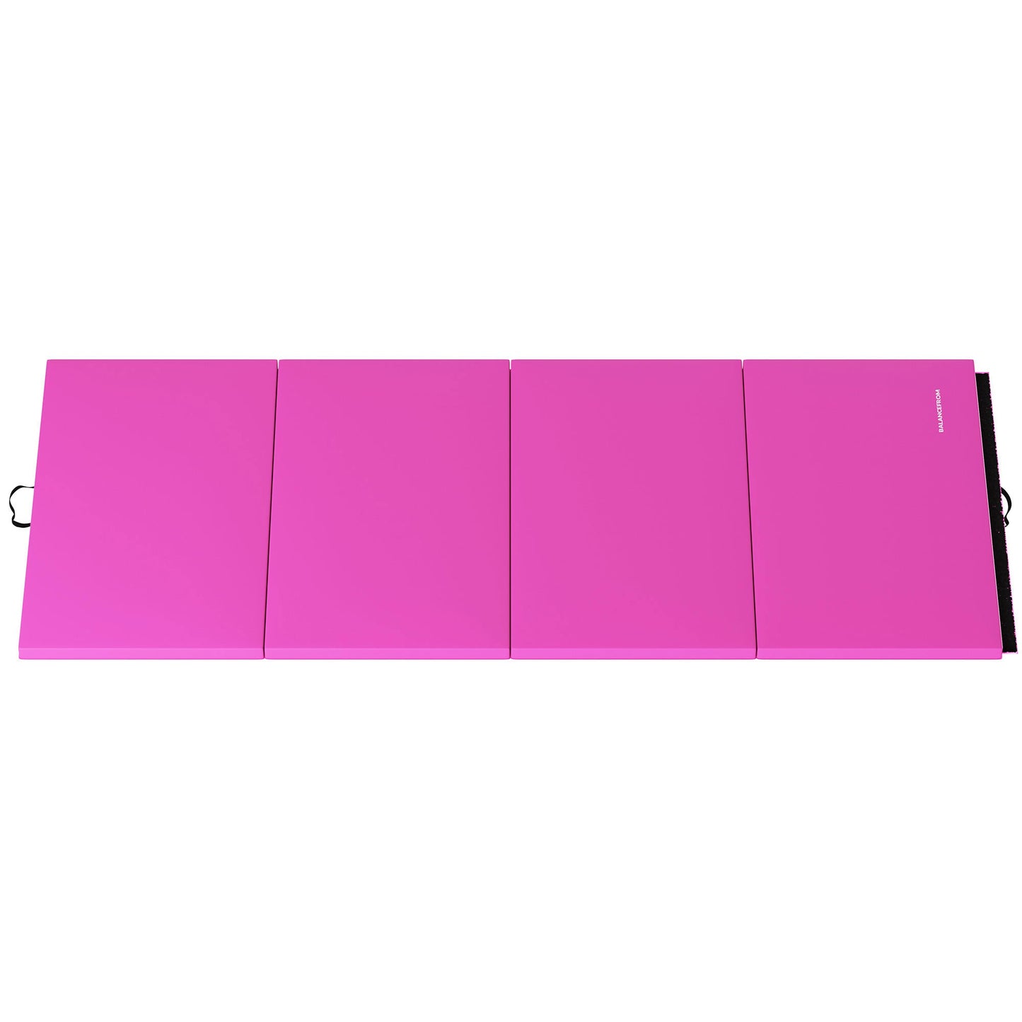 BalanceFrom Fitness All Purpose Mat with 8 Ft Balance Beam Gymnastic Set, Pink