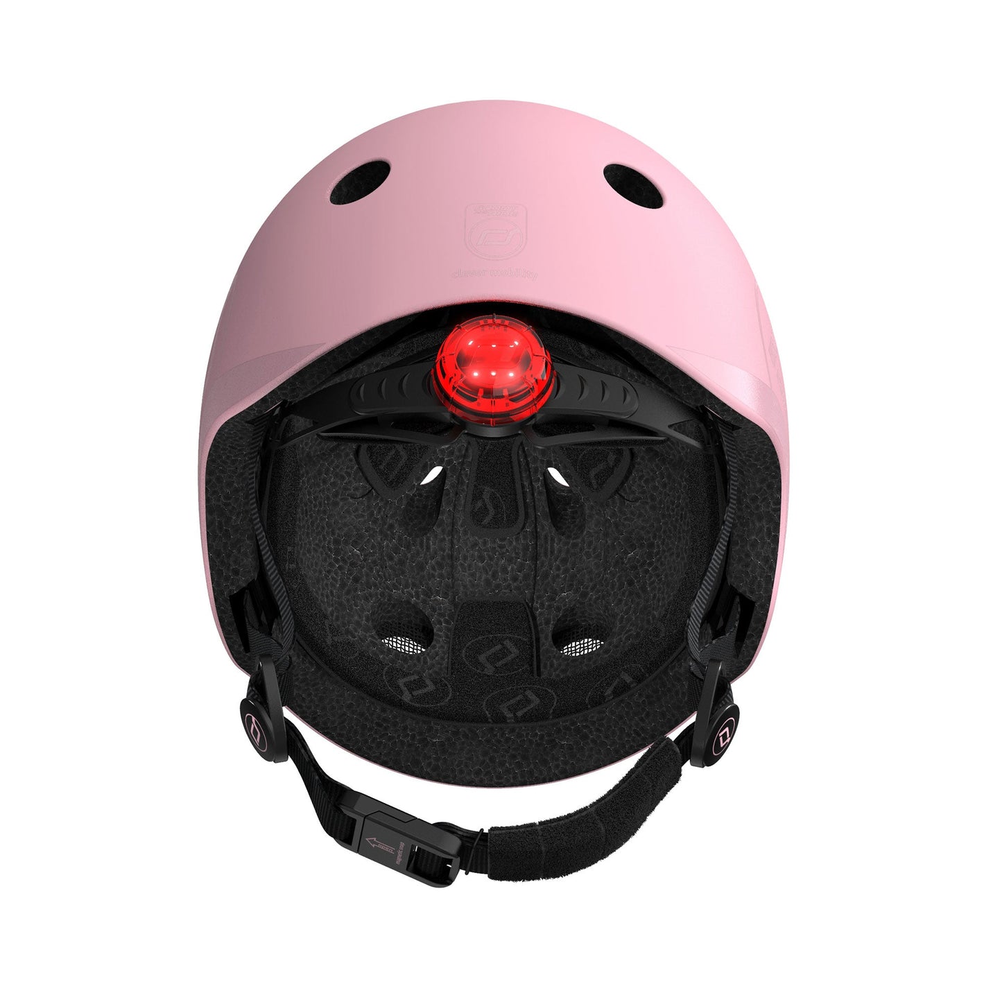Scoot & Ride Toddler Kids Bike and Scooter Helmet with LED Light, S-M, Rose