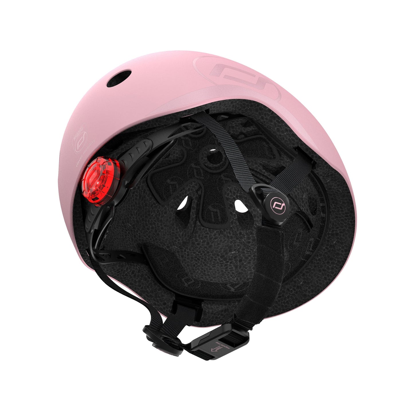Scoot & Ride Toddler Kids Bike and Scooter Helmet with LED Light, S-M, Rose