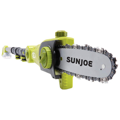 Sun Joe 24V Cordless Pole Chainsaw Electric Telescope Tree Trimmer, 24V-PS8-LTE