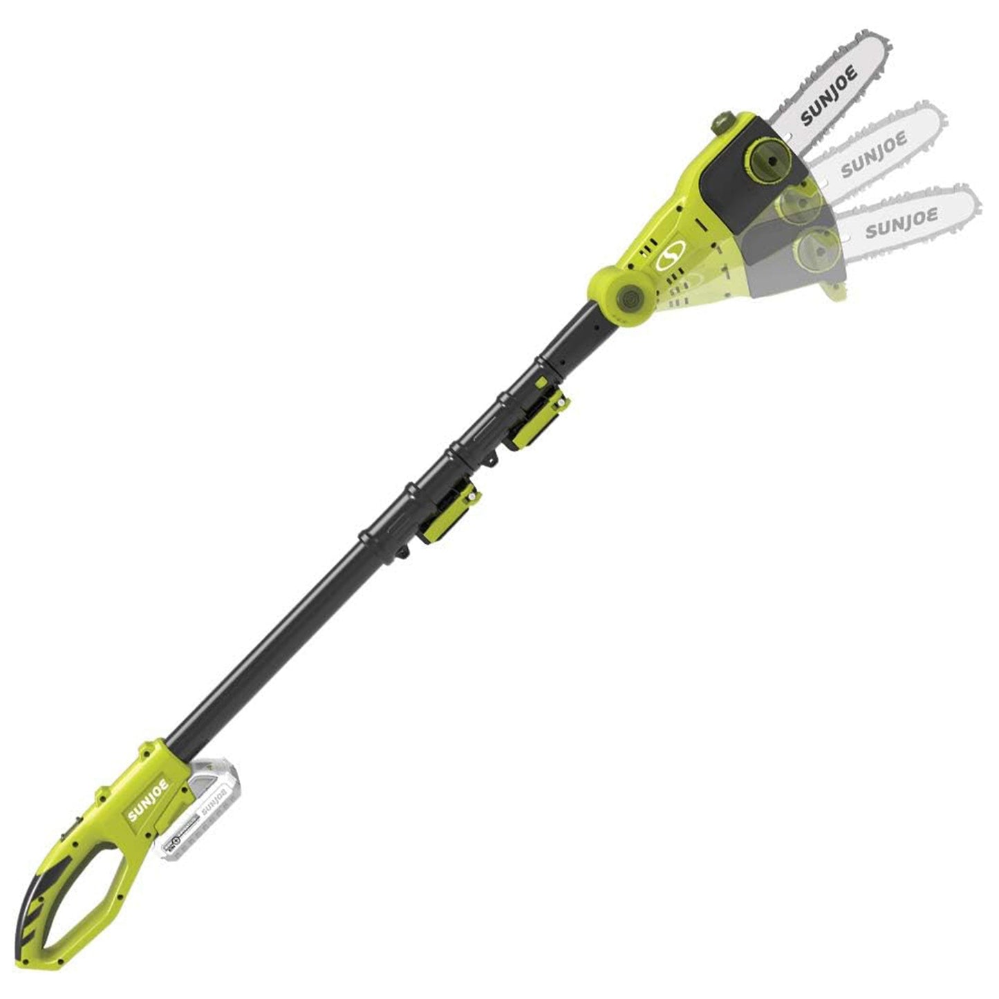 Sun Joe 24V Cordless Pole Chainsaw Electric Telescope Tree Trimmer, 24V-PS8-LTE