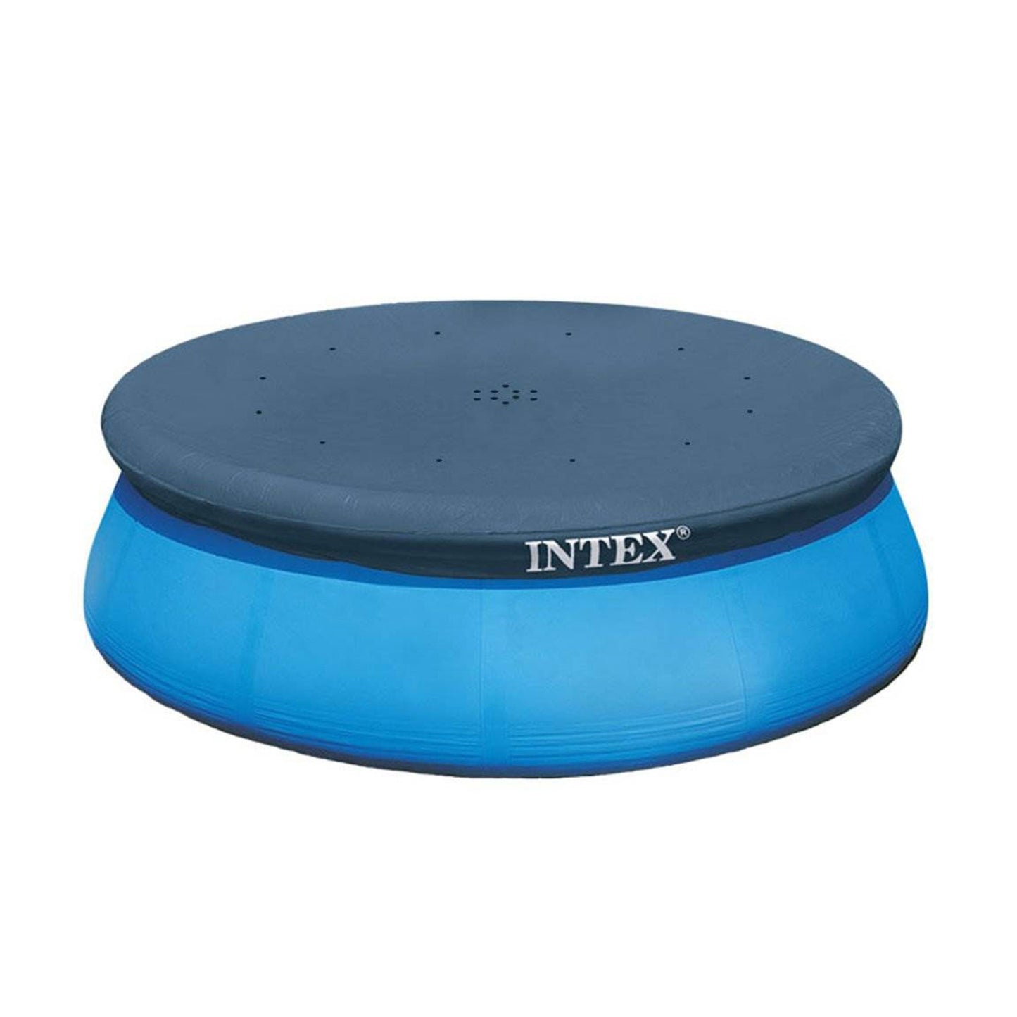 Intex 10 Foot Easy Set Round Above Ground Swimming Pool Debris Vinyl Cover, Blue