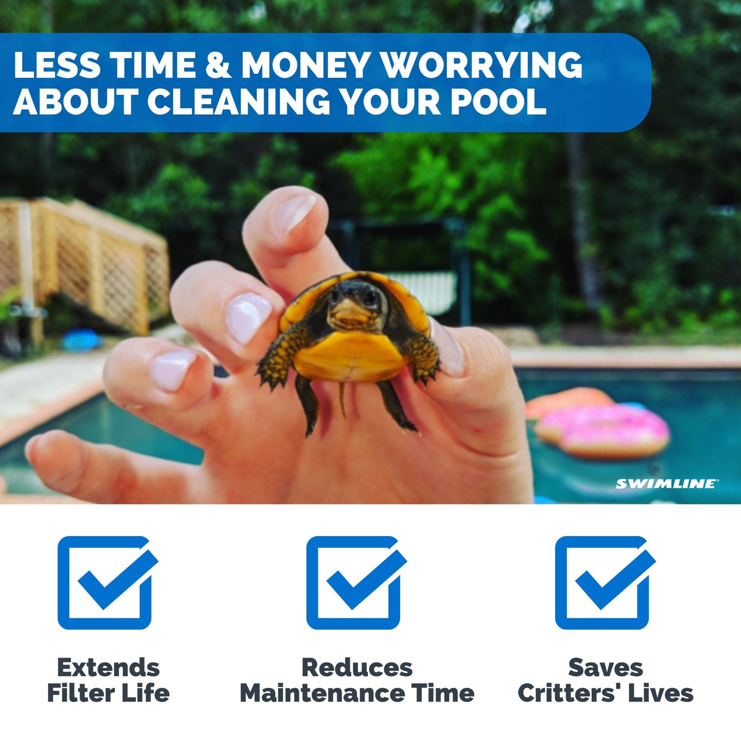 Swimline HydroTools 7020 FrogLog Critter Saving Escape Ramp for Swimming Pools