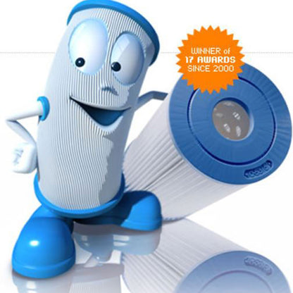 Unicel 5CH-502 Replacement 50 SqFt Filter Cartridge for Hot Tub Spa, 197 Pleats