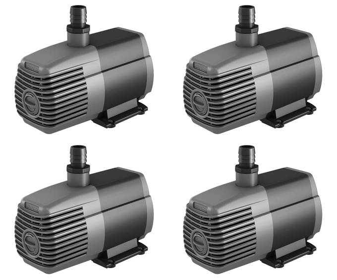 Active Aqua AAPW1000 92W 1000GPH Hydroponic Aquarium Pond Water Pump (4 Pack)