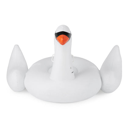 Swimline 90621 Giant Swan Inflatable Ride-On Swimming Pool Raft Float, White