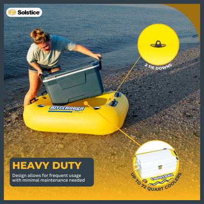 New Swimline 17075ST Swimming Pool River Rough Cooler Raft Heavy Duty Tube Float