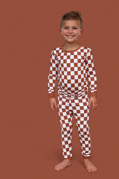 COPPER CHECKERS DREAM SET