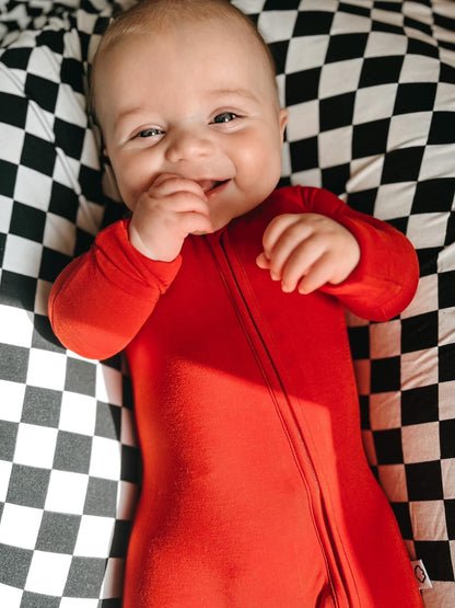 RED DREAM ROMPER