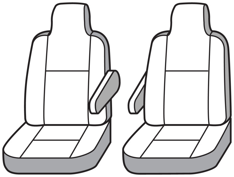 Covercraft 16-24 Chevrolet Express Carhartt SeatSaver Custom Front Row Seat Covers - Gravel