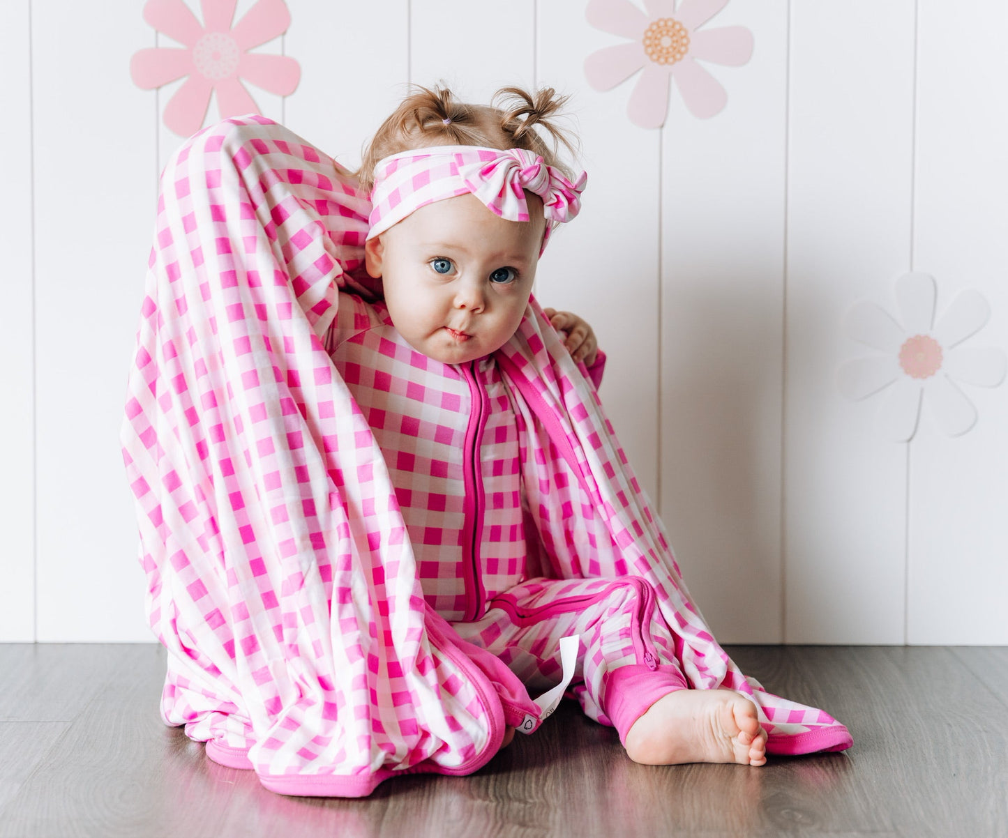 PINKNIC GINGHAM DREAM ROMPER