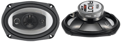 Boss Riot R94 6x9" 500W 4 Way Car and R63 6.5" 300W 3 Way Coaxial Audio Speakers