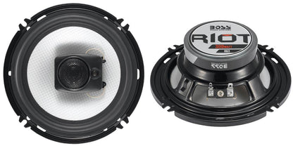 Boss Riot R94 6x9" 500W 4 Way Car and R63 6.5" 300W 3 Way Coaxial Audio Speakers