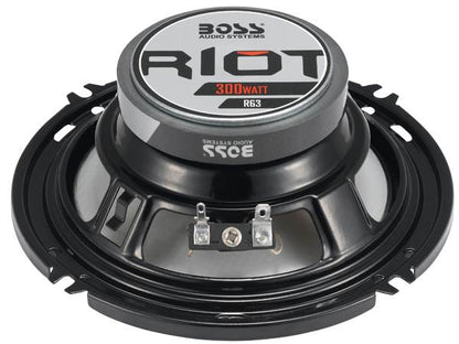 Boss Riot R94 6x9" 500W 4 Way Car and R63 6.5" 300W 3 Way Coaxial Audio Speakers