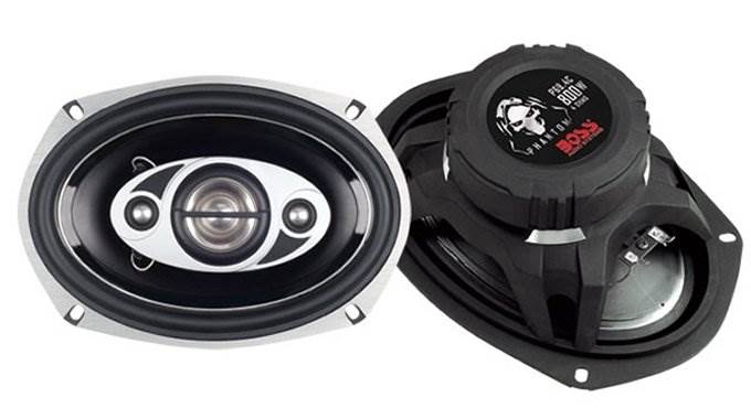 Boss P694C 6x9" 800W and  2) Boss P654C 6.5" 400W 4-Way Car Coaxial Speakers