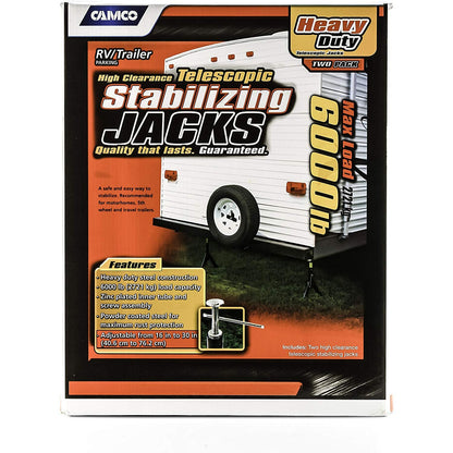 EAZ LIFT Adjustable Telescopic RV Jack, 16 to 30 Inches, 6,000 Pound Capacity