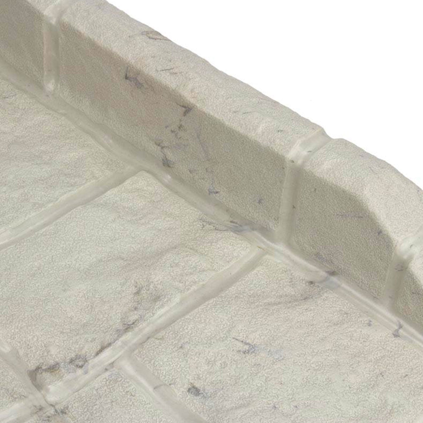 Suncast Decorative Rain Gutter Downspout Splash Block, Light Taupe (6 Pack)