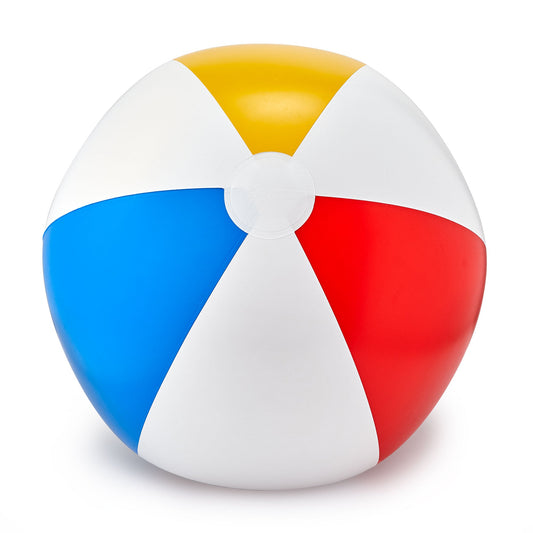 Swimline 90036 Inflatable 36 Inch Classic Rainbow Beach Ball for Pools or Lakes