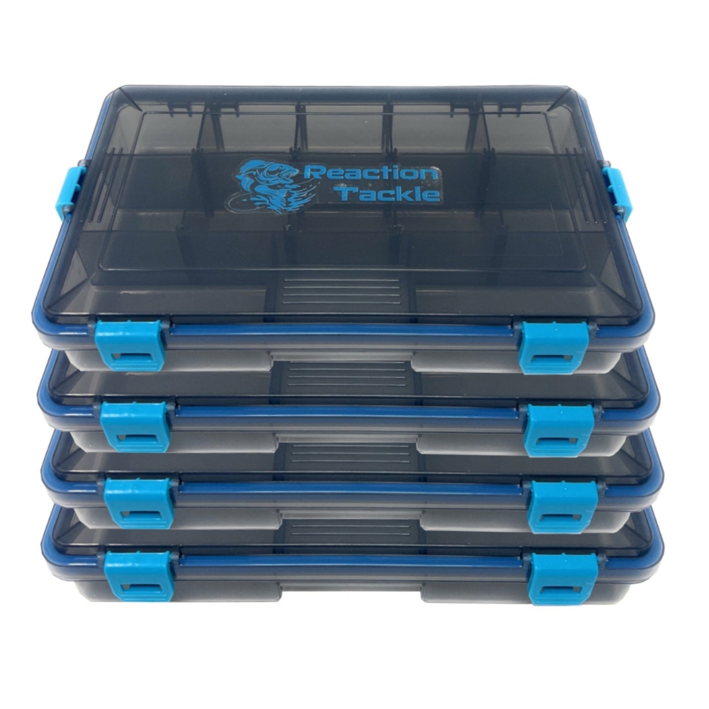 Reaction Tackle Standard Tackle Tray- Sturdy and Waterproof with 4 Reliable Clips