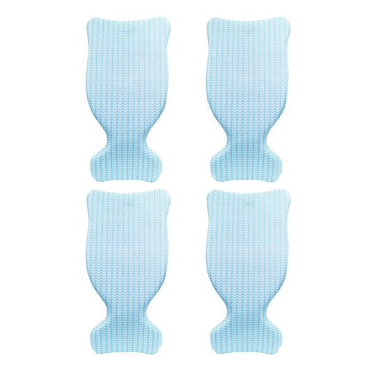 Magic Time International Saddle Pool Float, Blue with Chevron Pattern (4 Pack)