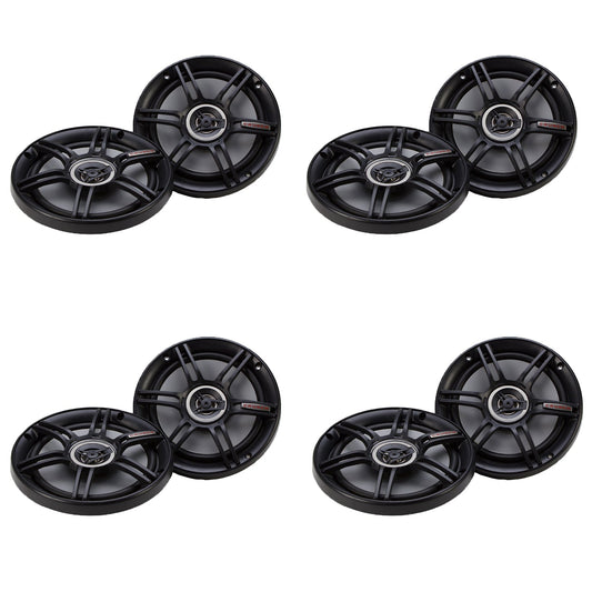 Crunch 300 Watts 6.5-Inch Coax Shallow 4 Ohms CS Speakers | CS-65CXS (4 Pack)