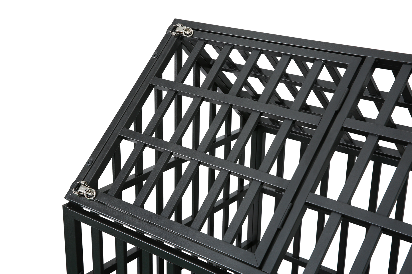 Heavy Duty Dog Cage pet Crate with Roof