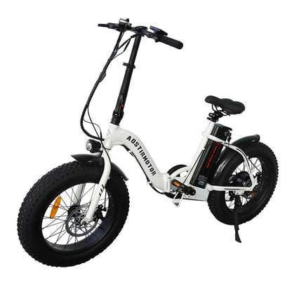 G20 Folding Electric Bike Ebike Bicycle 500W Motor 20" Fat Tire With 36V/13Ah Li-Battery New Model
