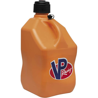 VP Racing 4 Pack Orange 5.5 Gallon Square Utility Jugs + 3 Deluxe Fill Hoses