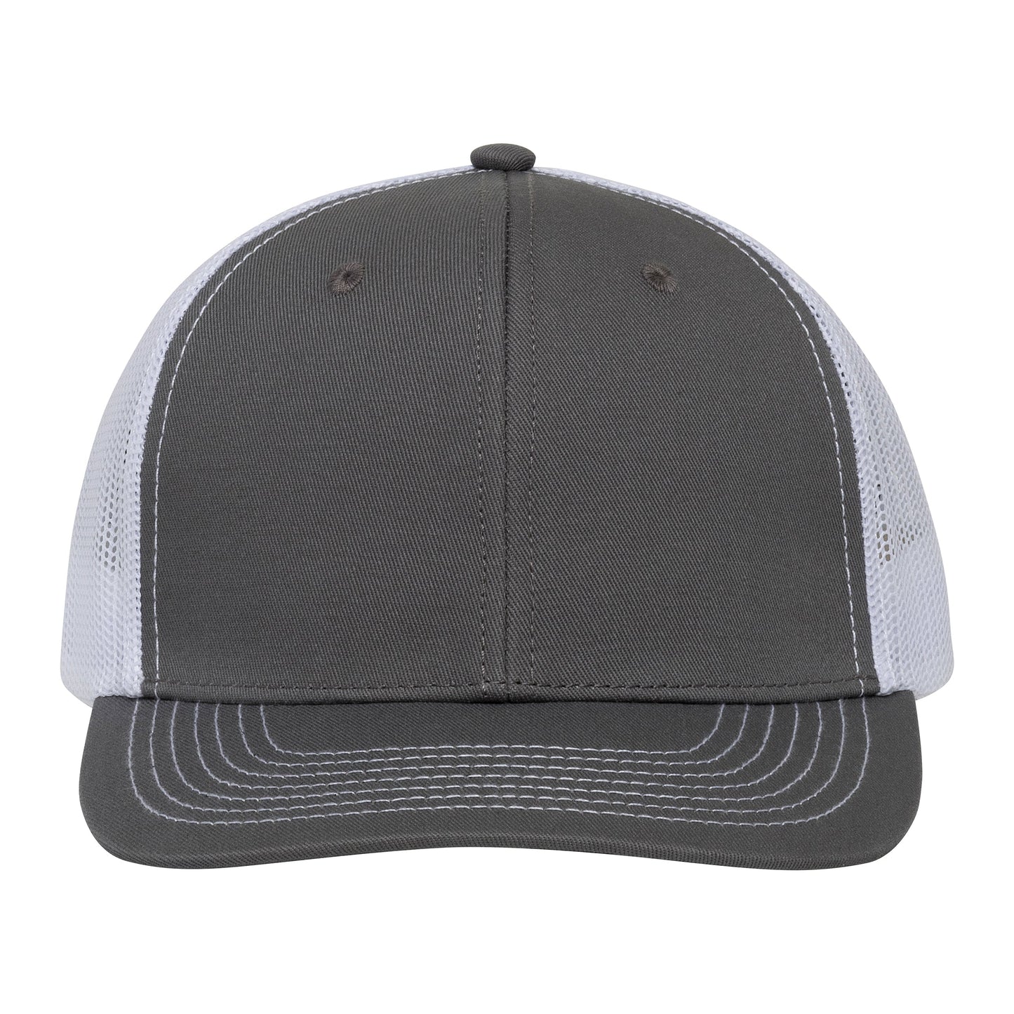 GunMetal Cap | White MeshBack